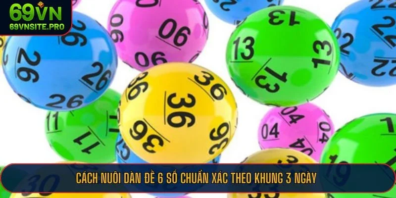 Cách nuôi dàn đề 6 số chuẩn xác theo khung 3 ngày