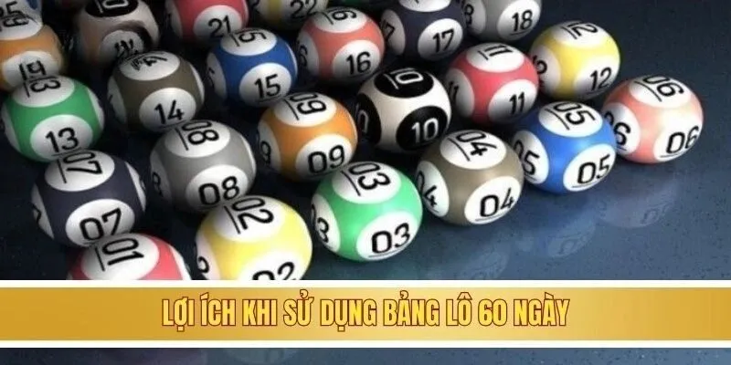 Lợi ích khi sử dụng bảng lô 60 ngày